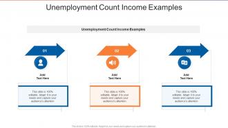 Unemployment Count Income Examples In Powerpoint And Google Slides Cpb
