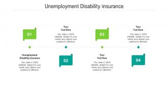 Unemployment disability insurance ppt powerpoint presentation pictures cpb