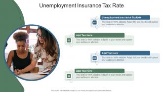 Unemployment Insurance Tax Rate In Powerpoint And Google Slides Cpb