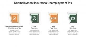Unemployment insurance unemployment tax ppt powerpoint presentation professional aids cpb