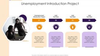 Unemployment Introduction Project In Powerpoint And Google Slides Cpb