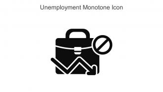 Unemployment Monotone Icon In Powerpoint Pptx Png And Editable Eps Format