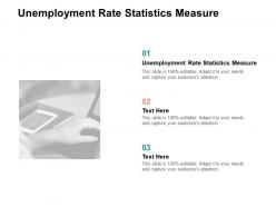 Unemployment rate statistics measure ppt powerpoint presentation model cpb