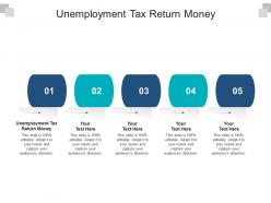 Unemployment tax return money ppt powerpoint presentation slides portfolio cpb