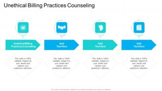 Unethical Billing Practices Counseling In Powerpoint And Google Slides Cpb