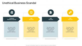 Unethical Business Scandal In Powerpoint And Google Slides Cpb