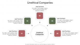 Unethical Companies In Powerpoint And Google Slides Cpb