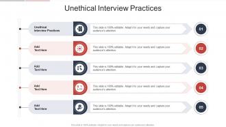 Unethical Interview Practices In Powerpoint And Google Slides Cpb