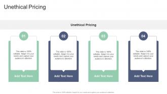 Unethical Pricing In Powerpoint And Google Slides Cpb