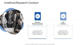 Unethical Research Conduct In Powerpoint And Google Slides Cpb
