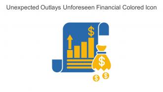 Unexpected Outlays Unforeseen Financial Colored Icon In Powerpoint Pptx Png And Editable Eps Format