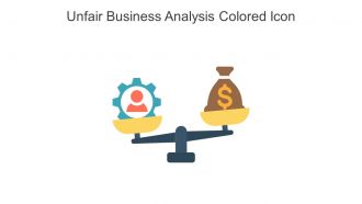 Unfair Business Analysis Colored Icon In Powerpoint Pptx Png And Editable Eps Format