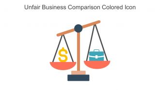 Unfair Business Comparison Colored Icon In Powerpoint Pptx Png And Editable Eps Format