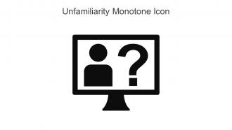 Unfamiliarity Monotone Icon In Powerpoint Pptx Png And Editable Eps Format
