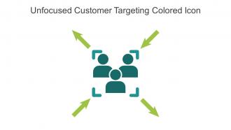 Unfocused Customer Targeting Colored Icon In Powerpoint Pptx Png And Editable Eps Format