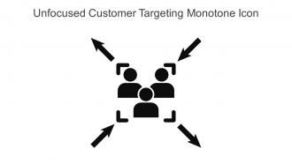 Unfocused Customer Targeting Monotone Icon In Powerpoint Pptx Png And Editable Eps Format