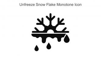 Unfreeze Snow Flake Monotone Icon In Powerpoint Pptx Png And Editable Eps Format