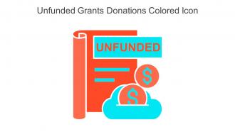 Unfunded Grants Donations Colored Icon In Powerpoint Pptx Png And Editable Eps Format