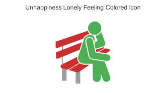 Unhappiness Lonely Feeling Colored Icon In Powerpoint Pptx Png And Editable Eps Format