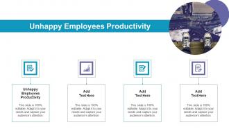 Unhappy Employees Productivity In Powerpoint And Google Slides Cpb