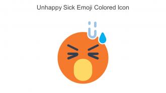 Unhappy Sick Emoji Colored Icon In Powerpoint Pptx Png And Editable Eps Format