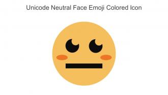 Unicode Neutral Face Emoji Colored Icon In Powerpoint Pptx Png And Editable Eps Format
