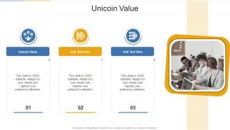 Unicoin Value In Powerpoint And Google Slides Cpb