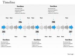 Unidirectional arrows for timeline roadmap 0314