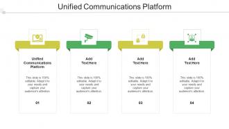 Unified Communications Platform In Powerpoint And Google Slides Cpb