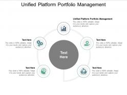Unified platform portfolio management ppt powerpoint presentation layouts elements cpb