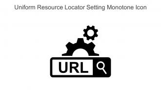 Uniform Resource Locator Setting Monotone Icon In Powerpoint Pptx Png And Editable Eps Format