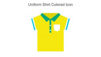 Uniform Shirt Colored Icon In Powerpoint Pptx Png And Editable Eps Format
