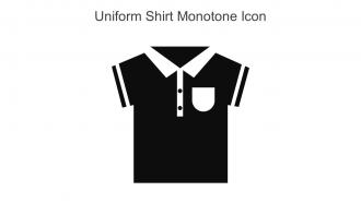 Uniform Shirt Monotone Icon In Powerpoint Pptx Png And Editable Eps Format