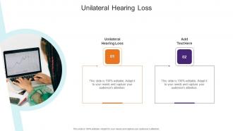 Unilateral Hearing Loss In Powerpoint And Google Slides Cpb