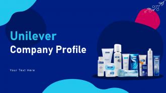 Unilever Company Profile Powerpoint Presentation Slides CP CD