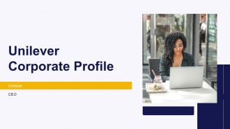 Unilever Corporate Profile PPT Example ST AI