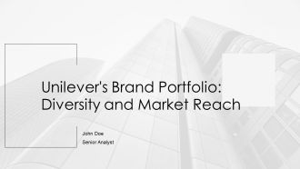 Unilevers Brand Portfolio Diversity And Market Reach PPT Summary AT