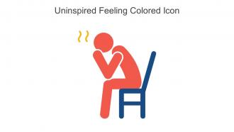 Uninspired Feeling Colored Icon In Powerpoint Pptx Png And Editable Eps Format