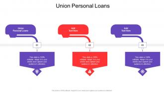 Union Personal Loans In Powerpoint And Google Slides Cpb