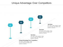 Unique advantage over competitors ppt powerpoint presentation outline objects cpb