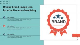 Unique Brand Image Icon For Effective Merchandising