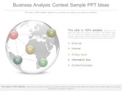 Unique Business Analysis Context Sample Ppt Ideas