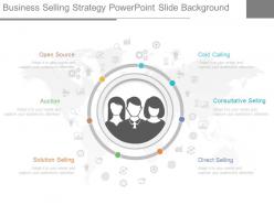 Unique Business Selling Strategy Powerpoint Slide Background