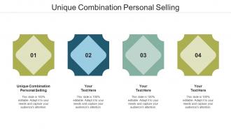 Unique combination personal selling ppt powerpoint presentation pictures grid cpb