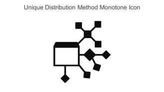 Unique Distribution Method Monotone Icon In Powerpoint Pptx Png And Editable Eps Format