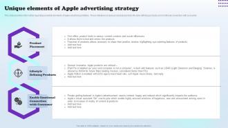 Unique Elements Of Apple Advertising Strategy Apples Aspirational Storytelling Branding SS