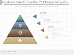 58023380 style layered pyramid 4 piece powerpoint presentation diagram infographic slide