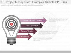 Unique kpi project management examples sample ppt files