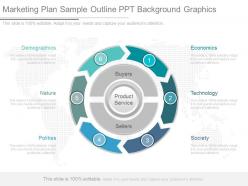 Unique marketing plan sample outline ppt background graphics
