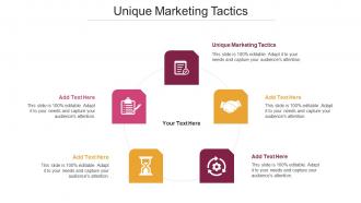 Unique Marketing Tactics Ppt Powerpoint Presentation Infographics Example Cpb